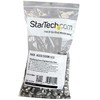 StarTech.com 100 vnt. M6 tvirtinimo varžtų ir narvelinių veržlių serverio stelažui, varžtas, metalas, lakštinis metalas, universalus, M6, kupolinė galvutė