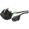 Maitinimo kabelis StarTech BS 1363 - C13 UK 3m juoda (PXT101UK3M)
