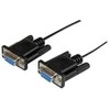 StarTech.com SCNM9FF1MBK serijinis kabelis Juoda 1 m DB-9