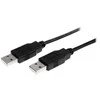 StarTech USB kabelis USB-A – USB-A 1 m juodas (USB2AA1M)