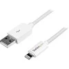USB kabelis StarTech USB-A - Žaibas 2 m Baltas (USBLT2MW)