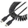 USB kabelis StarTech USB-C - USB-C 0,5 m Juodas (R2BC- 50C- USB- CABLE)