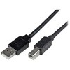 Kabelis USB StarTech USB-A - USB-B 20 m Juodas (USB2HAB65AC)