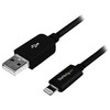 USB kabelis StarTech USB-A - Žaibas 3 m Juodas (USBLT3MB)
