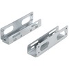StarTech.com 3,5 colio universalus kietojo disko tvirtinimo laikiklio adapteris 5,25 colio skyriui, 13,3 cm (5,25 colio), atminties įrenginio dėklas, sidabrinis, 3,5 colio, metalinis, 22 mm