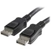 StarTech.com 50 cm (1 pėdos) „DisplayPort 1.2“ kabelis – 4K x 2K „Ultra HD VESA“ sertifikuotas „DisplayPort“ kabelis – trumpas DP į DP kabelis monitoriui – plonas DP vaizdo / ekrano laidas – fiksuojamos DP jungtys, 0,5 m, „DisplayPort“, „DisplayPort“, kištukas, kištukas, 3840 x 2400 pikselių