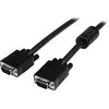 StarTech.com 5 m bendraašis didelės raiškos monitoriaus VGA vaizdo kabelis - HD15 į HD15 M/M, 5 m, VGA (D-Sub), VGA (D-Sub), kištukas, kištukas, juodas