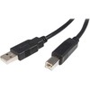 USB kabelis StarTech USB-A - USB-B 5 m Juodas (USB2HAB5M)