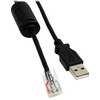 USB kabelis StarTech USB-A - RJ-45 1,8 m Juodas (USBUPS06)