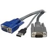 StarTech KVM Kabeliai, 1,8m, pilkos (VUSBVGA6)