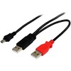 USB kabelis StarTech 2x USB- A - 1,8 m Juoda (USB2HABMY6)