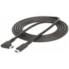 „StarTech“ STABIUS KAMPAS USB-C KABELAS / USB C IKI C KABELAS – 90 LAIPČIŲ
