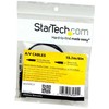 Kabelis StarTech lizdas 3,5 mm - RCA (Cinch) x2 0,15 m juodas (MUFMRCA)