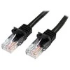 StarTech RJ-45 / RJ-45, kat. 5E, U / UTP, 10m, juoda (45PAT10MBK)