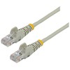 StarTech.com Cat5e tinklo kabelis su RJ45 jungtimis be fiksatorių - 1 m, pilka, 1 m, Cat5e, U/UTP (UTP), RJ-45, RJ-45, Pilka