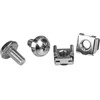 StarTech Rack Screws 20 Pack Installation Tool 12 mm M6 Screws M6 Nuts Cabinet Mounting Screws and Cage Nuts