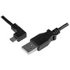 Kabelis USB StarTech USB-A - microUSB 1 m Juodas (USBAUB1MLA)