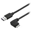 USB kabelis StarTech USB-A - mikro B 2 m Juodas (USB3AU2MRS)