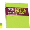 Stickn Notes Stick'N ekstra sticky 203x150mm 45 blade ass. 4blk/pak