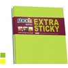 Stickn Notes Stick'N ekstra sticky 203x150mm 45 blade ass. 4blk/pak