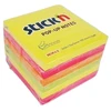 Stick N Find Lipnių lapelių užrašai Z-Notes 6 blokai 76x76 mm 100 lapelių asorti neoninės spalvos
