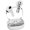 Ausinės į ausis STREETZ, permatomos, baltos / T150-WHT/ 6612031