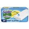 Swiffer Šiukšlių semtuvėlių papildymai, 24 vnt., drėgni su citrusinių vaisių kvapu