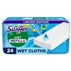 Swiffer 24 vnt. drėgnų servetėlių su citrinų kvapu papildymas. Nušvieskite dulkes šokiu.