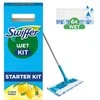 Swiffer drėgnų grindų šluosčių rinkinys 1 grindų šluostė + 6 drėgnos grindų servetėlės CITRUS FRESH