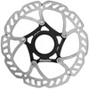 SWISSSTOP Rotor Catalyst CenterLock 160 mm dviejų dalių konstrukcija – 7075-T6 aliuminio voras ir SUS410 nerūdijančio plieno stabdžiai
