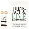 Segtukas, Think, Act & Live Responsible, 9,5x6,5x0,2 cm, su adata, apsauginis segtukas