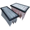 SYSTEMAIR maišelinis filtras, F7/G3 klasės, skirtas VR700. Tiekiamo oro F7 (ePM2.5 70 %) 435x220x330 mm ir ištraukiamo oro G3 (šiurkštus 50 %) 435x205x250 mm.