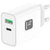 „Techly IPW-USB-30WACG“ mobiliųjų įrenginių įkroviklis, universalus, greitas įkrovimas patalpose.