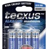Tecxus LR6/AA (Mignon), Mėlyna, Vienkartinės baterijos, AA, Šarminės, 1,5 V, 4 vnt., 2700 mAh