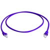 Telegärtner Telegärtner Komutacinis kabelis, S/FTP, PiMF, Cat 6A (ISO/IEC), violetinis, 1,0 m (L00000A0226)