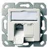 Telegärtner J00020A0523, 2 x RJ-45, 6a, baltas