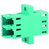 TELEGRTNER adapteris TELEGRTNER LC/APC dvipusis, daugiamodis, plastikinė įvorė, plastikinis korpusas, turkis, Z77