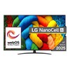 Televizorius LG NanoCell AI 65NANO81A3A, 165.1 cm (65"), 3840 x 2160 pikselių, NanoCell, Smart TV, Wi-Fi, Juodas