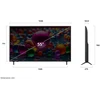 Televizorius LG UHD AI 55UA75006LA, 139.7 cm (55"), 3840 x 2160 pikselių, LED, Smart TV, Wi-Fi, Juodas
