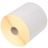 Termo etiketė, Termo etiketė, Stačiakampė išorinė apvija, 105,00 x 220,00 mm kitas sintetinis popierius