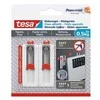 TESA 77782, Vidaus naudojimui, Universalus kabliukas, Raudona, Balta, Lipni juostelė, 0,5kg, Gipsas