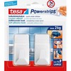 Tesa Powerstrips Haken L rechteckig baltas