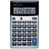 Texas Instruments TI-5018 SV, Stalinis, Bazinis, 12 skaitmenų, 1 eilutė, Juoda, Sidabras