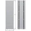Thermrad Vertikalūs J formos laikikliai 1800 mm. 2 dalių rinkinys.