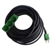 Thorkild Larsen E-line kabelių komplektas DK 3G1.5 - H07RN-F, DK kištukas/3 lizdų m/j, neoprenas, 230V/16A, 25m