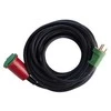 Thorkild Larsen E-line kabelių komplektas DK 3G1.5 - H07RN-F, DK kištukas/prailginimo laidas m/j, neoprenas, 230V/16A, 15m
