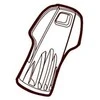 Thule plastikinis raktas 001