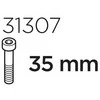 Thule varžtas be stabdžių M3x35