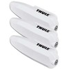 Thule B861B krovinių skyriaus spynos, baltos, 3 vnt., su tuo pačiu raktu