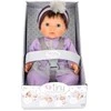 Tiny Treasure - Lėlė su rudais plaukais ir violetine tiulio suknele (30140)